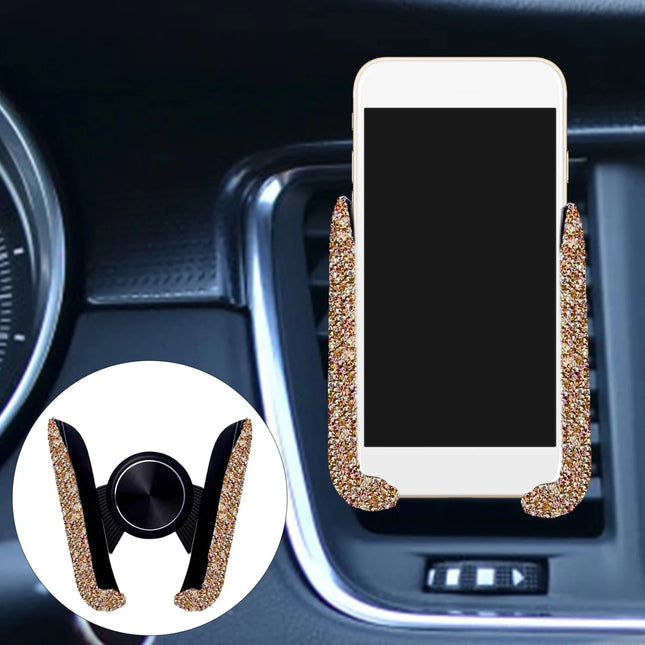 Universal Auto Rhinestone Smartphone Holders