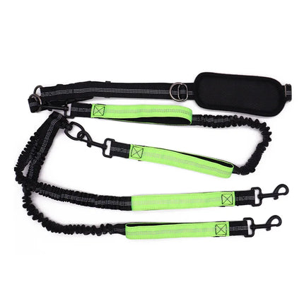 Pet Hands Free Dual Dog Leash Set