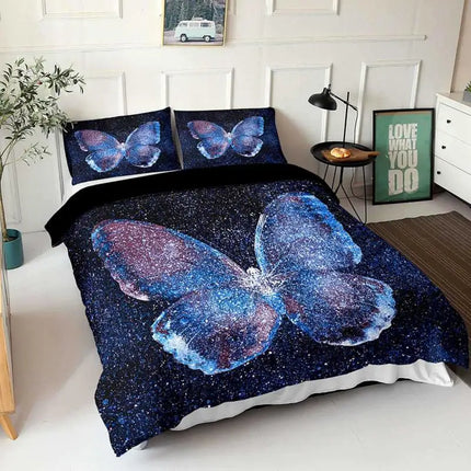 Kids Room 3D Butterfly Duvet Bedding Sets