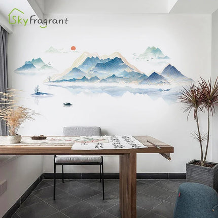 Nordic Landscape Painting 3D Wall Sticker