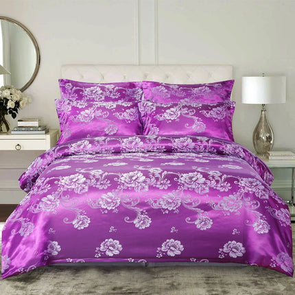 European Jacquard Satin Duvet Bedding Sets