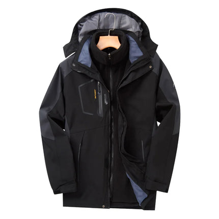 Men Autumn Winter 3in1 Mountaineering Jacket