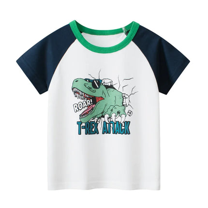 Baby Boy Short Dinosaur Graphic Tees