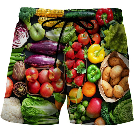 Men Gourmet Food 3D Graphic Boardshorts