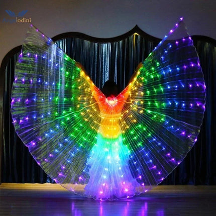 LED Luminescent Belly Dancing Cloak