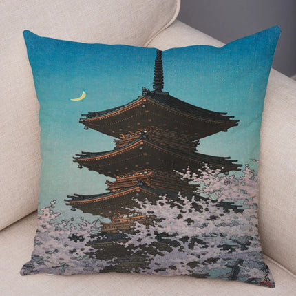 Fantasy Scenery Landscape Japanese Asian Home Pillows Decor