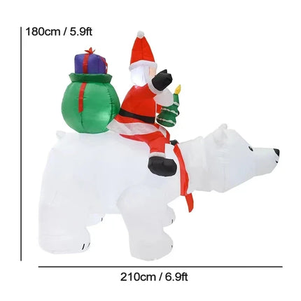 Christmas Inflatable LED Lights Garden Decor