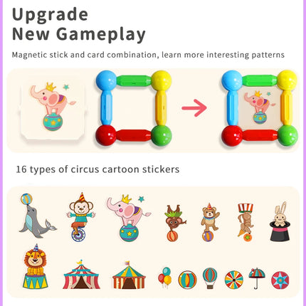 Kids Magnetic Construction Building Stem Toys