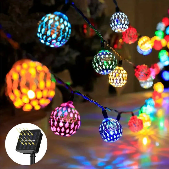 Solar Moroccan Ball 20-30 LED String Light