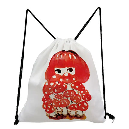 Women Mushroom Shoe Travel Bag Backpack