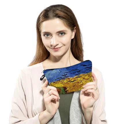 Women Makeup Bag Van Gogh Organizer Cosmetic Cases