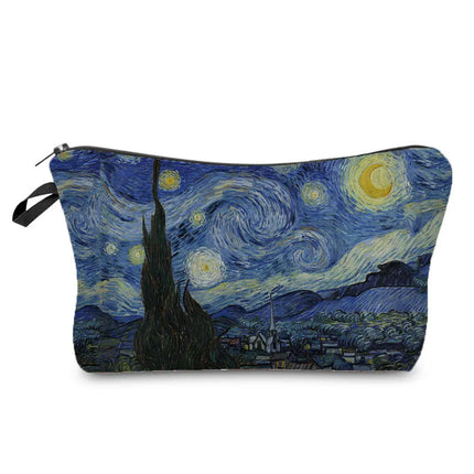 Women Makeup Bag Van Gogh Organizer Cosmetic Cases