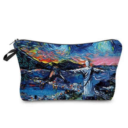 Women Makeup Bag Van Gogh Organizer Cosmetic Cases