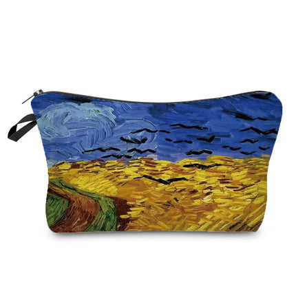 Women Makeup Bag Van Gogh Organizer Cosmetic Cases