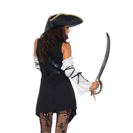 Women Medieval Gothic Pirate Costume Set