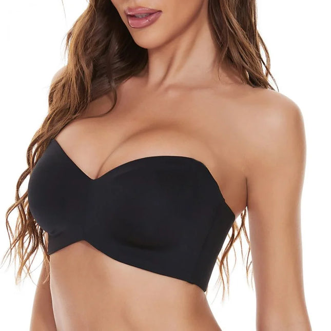 Women's PLUS SIZE Detachable-Strap Bandeau Bra