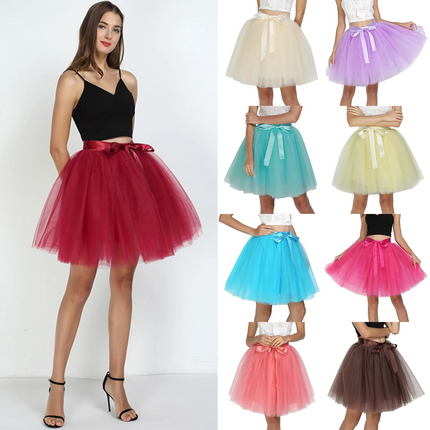 Women Vintage Party Costume Tulle Skirt - Mad Fly Essentials