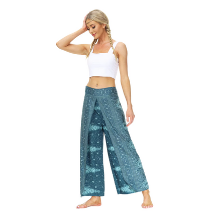 Women Yoga Wide Leg Bohemian Harem Pants