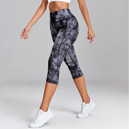 Women Leopard Pocket Fitness Leggings - Mad Fly Essentials