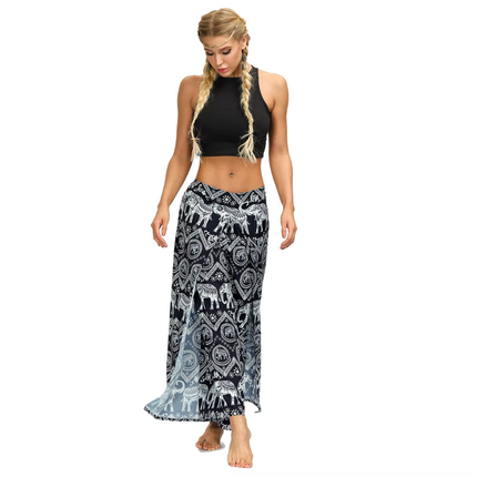 Women Yoga Wide Leg Bohemian Harem Pants