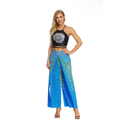 Women Yoga Wide Leg Bohemian Harem Pants